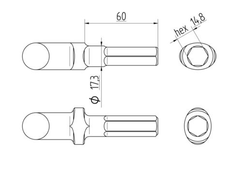 h14xr17x60 collar oval